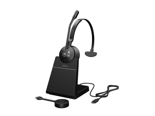 Jabra Engage 55 SE Mono - Headset - on-ear - DECT - wireless - USB-C via DECT adapter - Certified for Microsoft Teams