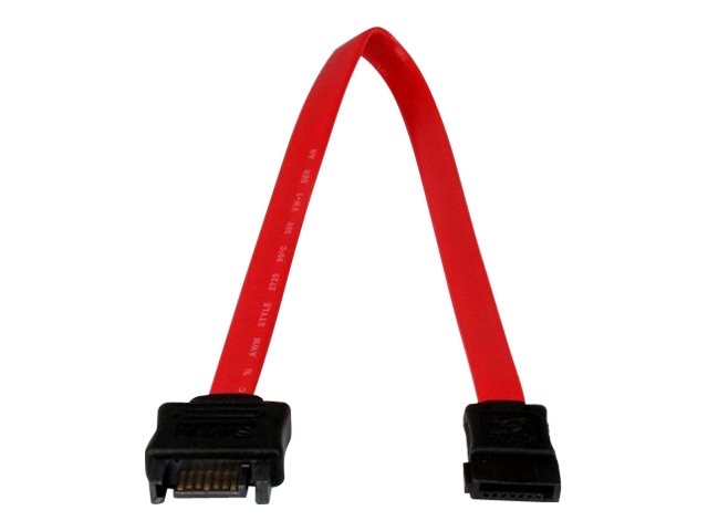 StarTech.com 0.3m SATA Extension Cable - 30cm 7 pin SATA Extension - 7 pin SATA Extension Cable - 7 pin SATA Extension cord - SATA extension cable - Serial ATA 150/300/600 - SATA (P) to SATA (R) - 30 cm - red - for P/N: SATA18RA1