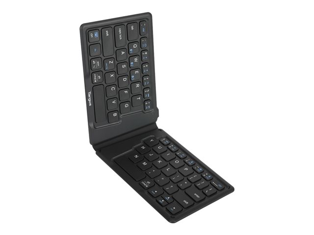 ANTIMICROBIAL ULTRA-COMPACT FOLDING ERGONOMIC BLUETOOTH(R) KEYBOARD (NO)