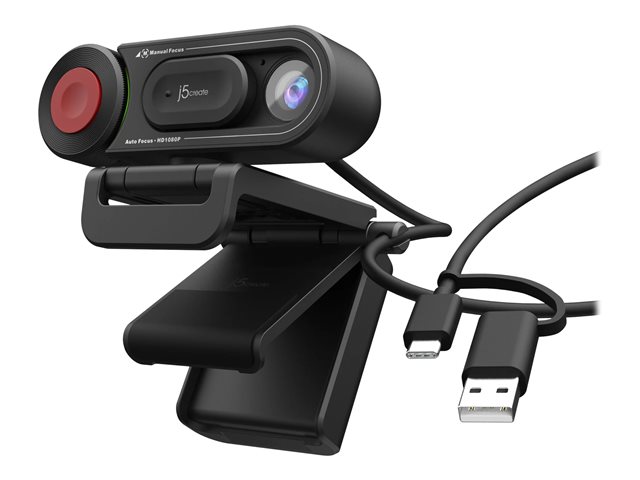 HD Webcam with Auto Manual Focus Switch