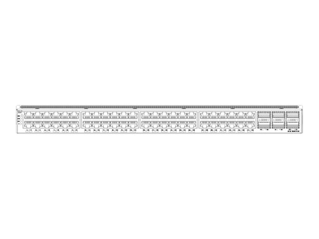 Cisco Nexus 93108TC-EX - Switch - Managed - 48 x 10GBase-T + 6 x 40 Gigabit / 100 Gigabit QSFP28 - rack-mountable - remanufactured