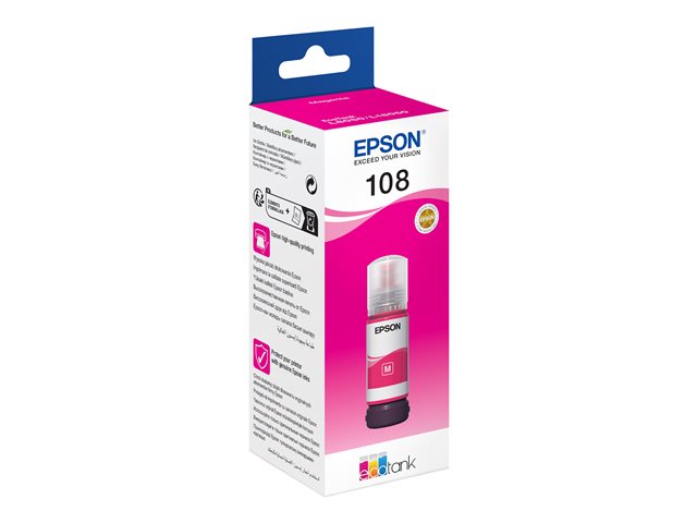 Epson EcoTank 108 - 70 ml - magenta - original - ink refill - for Epson L18050, EcoTank L8050