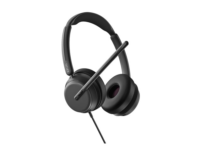 EPOS IMPACT 860 ANC - Headset - op oor - met bekabeling - actieve geluidsdemping - USB-C - Google Meet-gecertificeerd