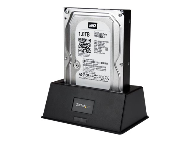 StarTech.com USB 3.0 SATA III Docking Station SSD / HDD with UASP - External Hot-Swap Dock w/ support for 2.5\"/3.5\" drives (SDOCKU33BV) - Storage controller - 2.5\", 3.5\" - SATA 6Gb/s - USB 3.0 - for P/N: SVA12M2NEUA, SVA12M5NA, USBDUP15, USBDUPE115, USBDUPE17