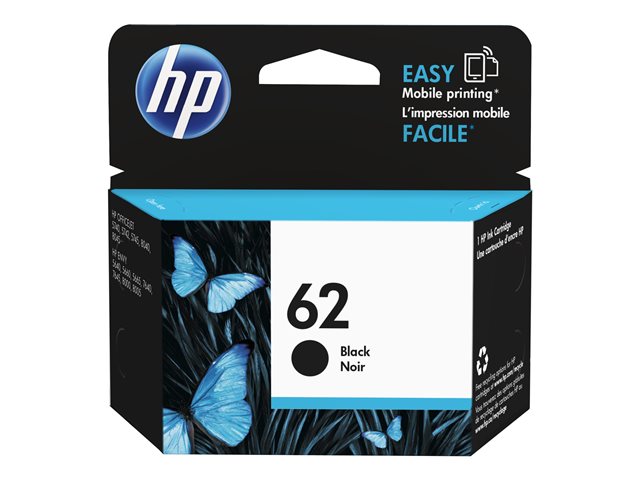HP 62 BLACK ORIGINAL INK CARTRIDGE BLIST