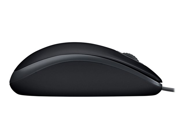 Logitech B110 Silent - Mouse - right and left-handed - optical - 3 buttons - wired - USB