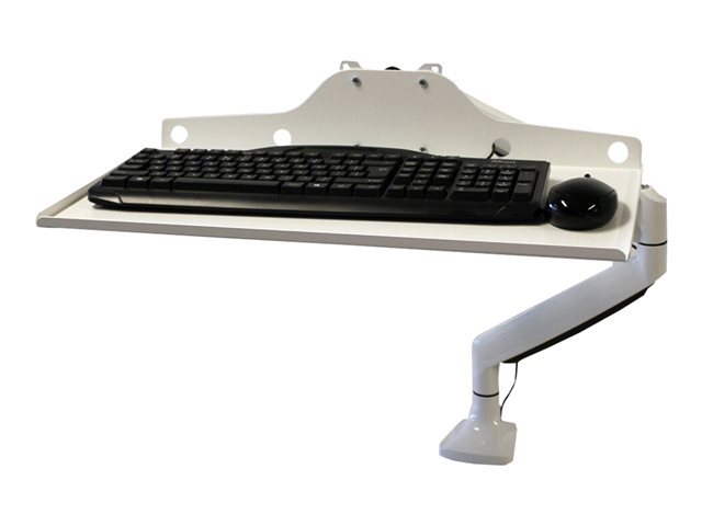 Neomounts KEYB-V550LAPTOP - Mounting component (shelf) - for notebook / keyboard / mouse - white - mounting interface: 75 x 75 mm - ceiling mountable, wall-mountable, desk-mountable