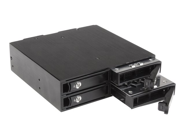 StarTech.com 4-Bay Mobile Rack Backplane for 2.5in SATA/SAS Drives - Hot Swap SSDs/HDDs from 5-15mm - Supports SAS II & SATA III (6 Gbps) - Storage enclosure - 4 bays (SATA-600 / SAS-2) 0 - for P/N: SATBP125VP, SATSASBP125
