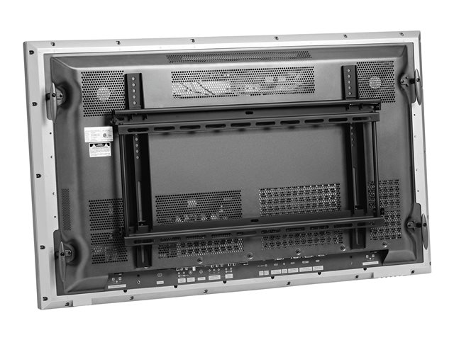 Ergotron Neo-Flex - Mounting kit (wall plate, locking bar, 2 rails) - Fixed, Ultra Heavy Duty - for flat panel - black - screen size: 37\"-80\"