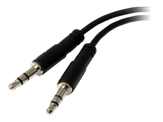 StarTech.com 3.5mm 4 Position to 2x 3 Position 3.5mm Headset Splitter Adapter - F/M - 3.5mm headset Adapter Cable (MUYHSFMM) - Headset splitter - mini-phone stereo 3.5 mm male to 4-pole mini jack female - black - for P/N: MUHSMF2M, PEXSOUND7CH