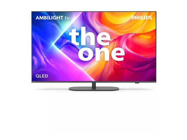 the one_43\" QD UHD | TITAN OS smart platform | 120hz | AL 3 |  P5 Perfect Picture Engine | HDMI 2.1 VRR 144HZ Free Sync Premium | Dolby Vision & Atmos | Central neck stand & swivel | HDR10+