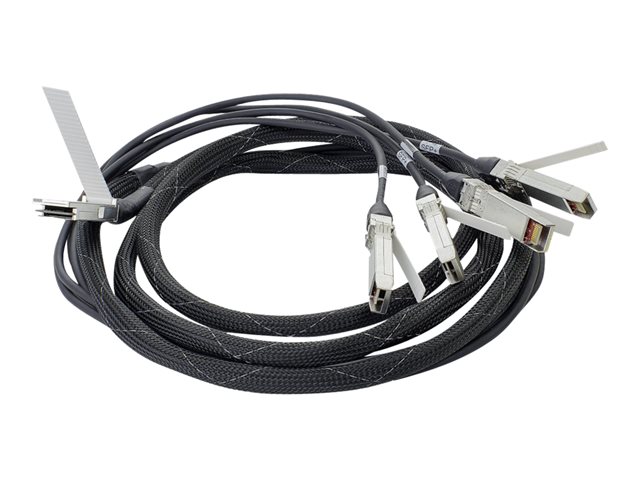 HPE Direct Attach Cable - Network cable - SFP+ to QSFP+ - 3 m - for CX 8360-12C V2, 8360-16Y2C V2