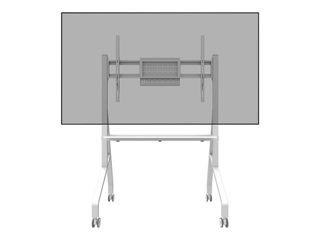 Neomounts Move Go FL50-525WH1 - Cart - for flat panel - lockable - steel - white - screen size: 55\"-86\"