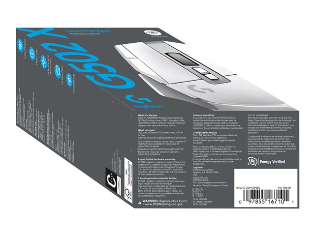 G502 X LIGHTSPEED - WHITE/CORE - EWR2