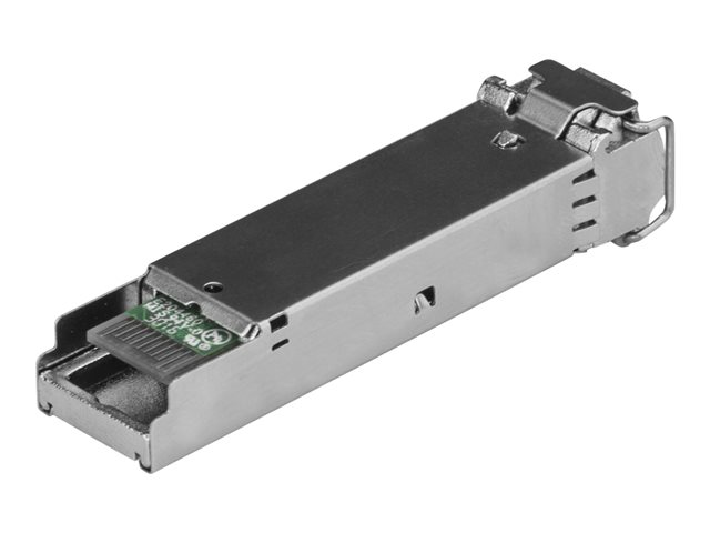 StarTech.com Extreme Networks 10057H Compatible SFP Module, 1000BASE-BX-U, 1 Gigabit Ethernet Bi-Directional (BiDi) Fiber Single Strand SFP (SMF), LC 10km, Mini GBIC Transceiver SFP Module - Lifetime Warranty (10057H-ST) - SFP (mini-GBIC) transceiver module (equivalent to: Extreme Networks 10057H) - GigE - 1000Base-BX-U - LC single-mode - up to 10 km - 1310 (RX) / 1490 (TX) nm