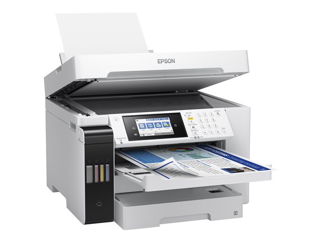 Epson EcoTank Pro ET-16680 - Multifunction printer - colour - ink-jet - A3 (media) - up to 25 ppm (printing) - 550 sheets - 33.6 Kbps - USB 2.0, LAN, Wi-Fi(ac), USB host