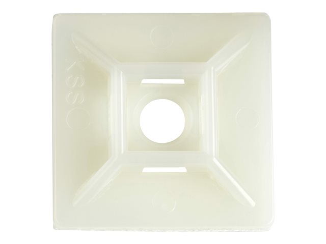 100 Adhesive Cable Tie Mounts (5.5mm)