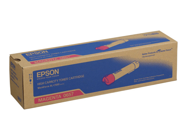 Epson - High capacity - magenta - original - toner cartridge - for WorkForce AL-C500DHN, AL-C500DN, AL-C500DTN, AL-C500DXN