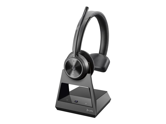 Poly Savi 7310 UC Monaural Microsoft Teams Certified DECT 1880-1900 MHz Headset EMEA - INTL English - Euro plug - Replaces Poly SKU 2-220996-205