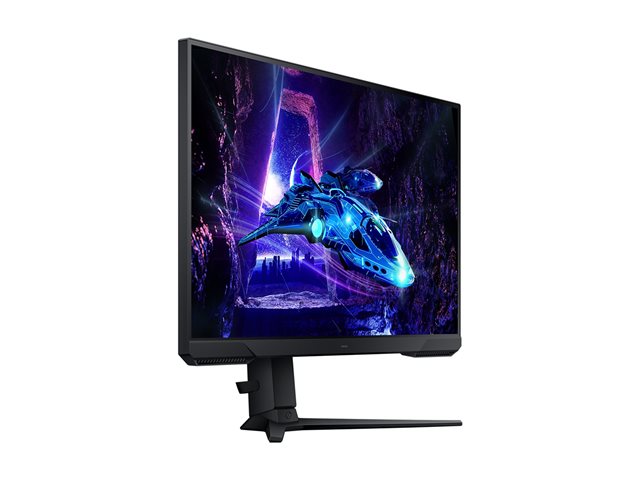 Samsung Odyssey G3 S27DG302EU - G30D Series - LED monitor - gaming - 27\" - 1920 x 1080 Full HD (1080p) @ 180 Hz - VA - 250 cd/m² - 3000:1 - HDR10 - 1 ms - HDMI, DisplayPort - black