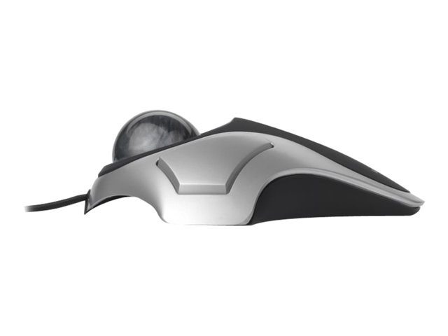 Kensington Orbit Optical Trackball - Trackball - right and left-handed - optical - 2 buttons - wired - USB - silver