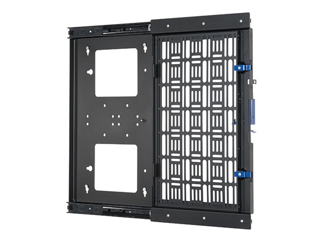B-TECH BT7888 - Mounting component (storage tray) - slide-out - for audio/video components - lockable - black - wall-mountable