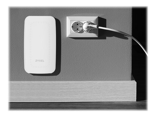 Zyxel WAC500H - Radio access point - 1GbE - Wi-Fi 5 - 2.4 GHz, 5 GHz - AC 100/240 V - cloud-managed - wall mountable