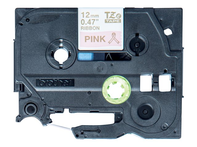 Brother TZe-RE34 - Gold on pink - Roll (1.2 cm x 4 m) 1 cassette(s) ribbon tape - for Brother PT-D600, H110, P-Touch PT-E310, P-Touch Cube PT-P300, P-Touch Embellish PT-D215