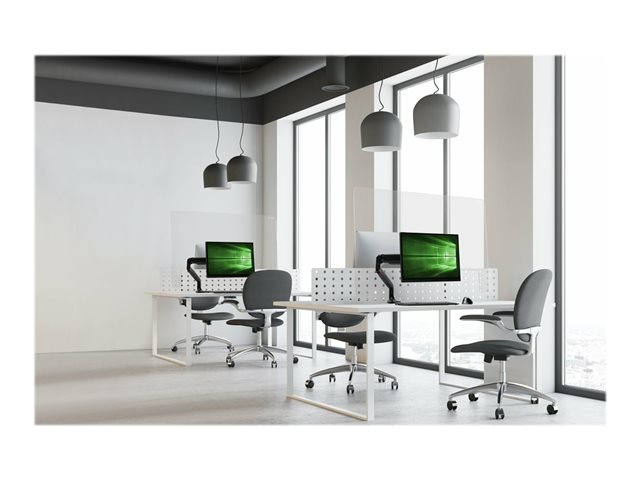 Kensington KGuard - Partition screen - monitor mountable - 120 x 74 cm - clear
