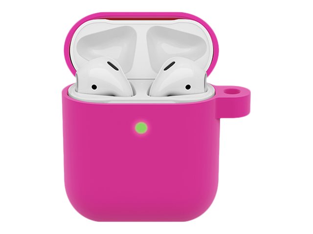 OtterBox - Case for wireless earbuds charging case - polycarbonate, synthetic rubber - strawberry shortcake (pink) - for Apple AirPods (1st generation, 2nd generation)