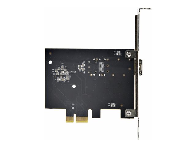 StarTech.com 1-Port GbE SFP Network Card, PCIe 2.1 x1, Intel I210-IS, 1GbE Controller, 1000BASE Copper/Fiber Optic, Single-Port Gigabit Ethernet NIC, Desktop/Server Backplanes - Windows and Linux Compatible (P011GI-NETWORK-CARD) - Network adapter - PCIe 2.0 - Gigabit SFP x 1 - black