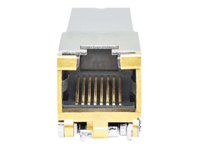 StarTech.com MSA Uncoded Compatible SFP+ Module, 10GBASE-T, SFP to RJ45 (Copper) for Cat6 and Cat5e, 10GE Gigabit Ethernet SFP+, RJ-45 (Copper) 30m, 10Gbps Transceiver SFP+ Copper Module - Lifetime Warranty (SFP10GBTST) - SFP+ transceiver module - 10GbE - 10GBase-T, 10GBase-X - RJ-45 - up to 30 m - TAA Compliant - for P/N: PEX10GSFP