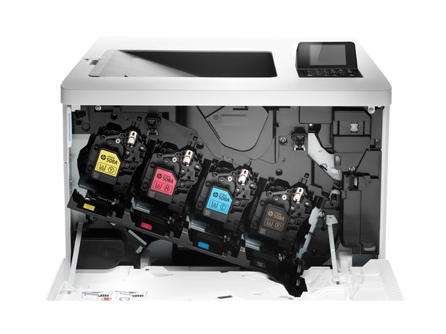 HP LaserJet Enterprise M554dn - Printer - colour - Duplex - laser - A4/Legal - 1200 x 1200 dpi - up to 33 ppm (mono) / up to 33 ppm (colour) - capacity: 650 sheets - USB 2.0, Gigabit LAN, USB 2.0 host