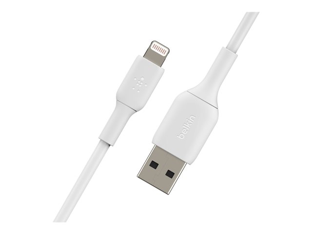 Belkin BoostCharge - Lightning cable - Lightning male to USB male - 15 cm - white