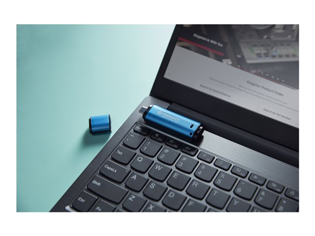 64GB USB-C IronKey Vault Privacy 50C AES-256 Encrypted FIPS 197