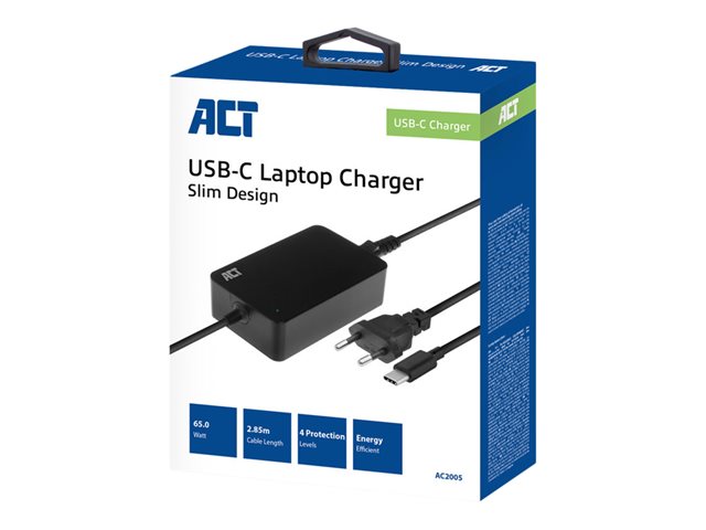 Netspanningsadapter - 100-240 Volt wisselstroom V - 65 Watt