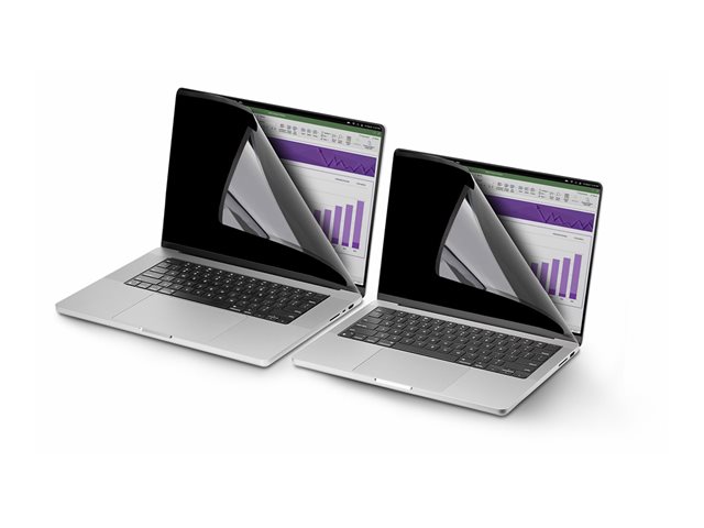 StarTech.com 13.3-inch 16:10 Laptop Touch Privacy Screen, Flip-Up - Notebook privacy filter - 2-way - adhesive, hinge tabs, flip hinges - 13.3\" - transparent