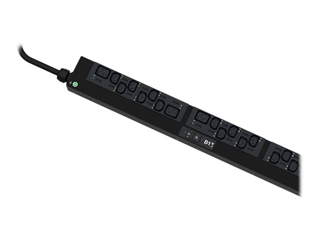 Panduit SmartZone G5 Monitored Switched (MS) Series - Power distribution unit (rack-mountable) - AC 230 V - 7400 VA - 1-phase - USB, Ethernet 10/100/1000 - input: IEC 60309 2P+E - output connectors: 44 (6 x IEC 60320 C19, 38 x IEC 60320 C13) - 0U - 3