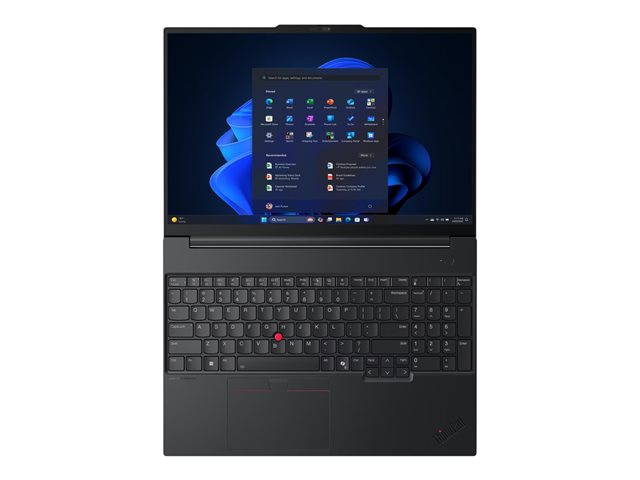 Lenovo ThinkPad E16 Gen 3 22AY - Copilot+ PC - 180-degree hinge design - Intel Core Ultra 7 - 256V / up to 4.8 GHz - Win 11 Pro - Intel Arc Graphics 140V - 16 GB RAM - 512 GB SSD TCG Opal Encryption 2, NVMe - 16\" IPS 1920 x 1200 - Gigabit Ethernet - Wi-Fi 6E, Bluetooth - black - kbd: English - Europe - with 2 Years Lenovo Depot Support, CO2 Offset 0.2 ton (3rd Gen)