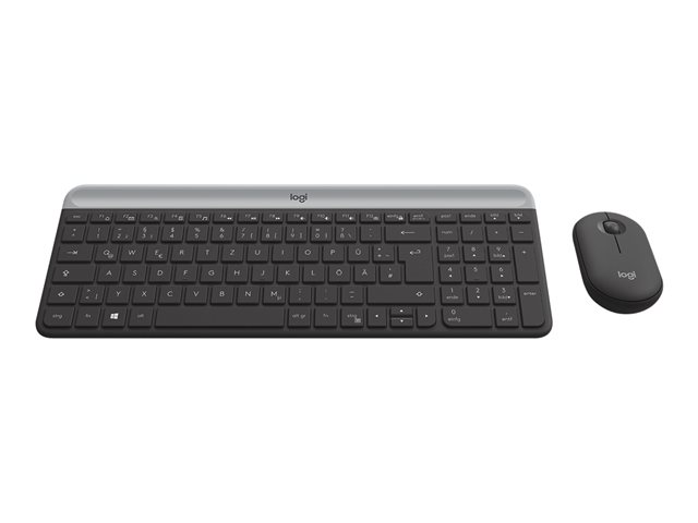 Slim WRLS Keyboard-Mouse Combo MK470 - GRAPHITE - DEU - CENTRAL
