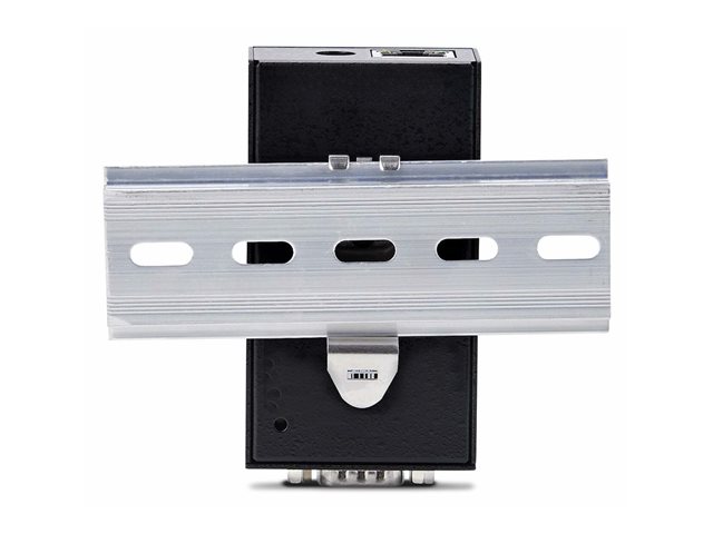 StarTech.com Serial to Ethernet Adapter, IP LAN to RS232 DB9 Converter - Device server - PoE - 100Mb LAN, RS-232 - wall / DIN rail mountable - TAA Compliant