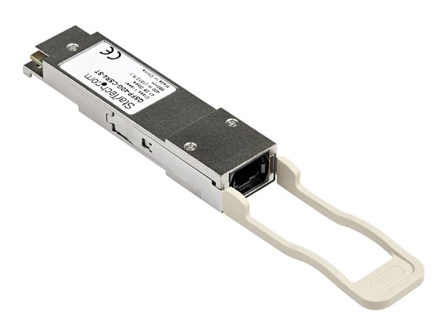 StarTech.com Cisco QSFP-40G-CSR4 Compatible QSFP+ Module, 40GBASE-SR4, 40GbE Multimode Fiber MMF Optic Transceiver, 40GE Gigabit Ethernet QSFP+ MPO 300m, 850nm DDM, Cisco Firepower ASR9000 - Lifetime Warranty (QSFP-40G-CSR4-ST) - QSFP+ transceiver module (equivalent to: Cisco QSFP-40G-CSR4) - 40 Gigabit LAN - 40GBASE-SR4 - MPO multi-mode - up to 400 m - 850 nm