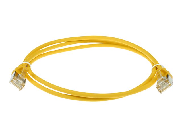 CAT6A U/FTP SLIMLINE YL 0.25M. 1 stk