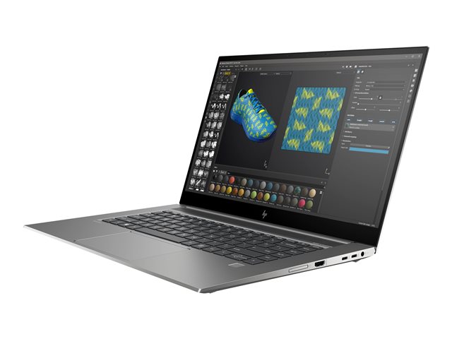 HP ZBook Studio G7 Mobile Workstation - Core i7 10750H / 2.6 GHz - Win 10 Pro 64-bit - 16 GB RAM - 512 GB SSD SED, TCG Opal Encryption 2, NVMe, TLC - 15.6\" IPS 1920 x 1080 (Full HD) - Quadro T1000 / UHD Graphics - Bluetooth, Wi-Fi 6 - turbo silver - kbd: Belgium