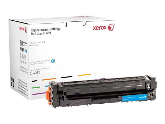 Xerox - Cyan - compatible - toner cartridge (alternative for: HP CF401X) - for HP Color LaserJet Pro M252dn, M252dw, M252n, MFP M277c6, MFP M277dw, MFP M277n
