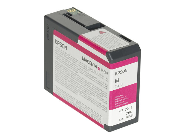 Epson T5803 - 80 ml - magenta - original - ink cartridge - for Stylus Pro 3800, Pro 3880