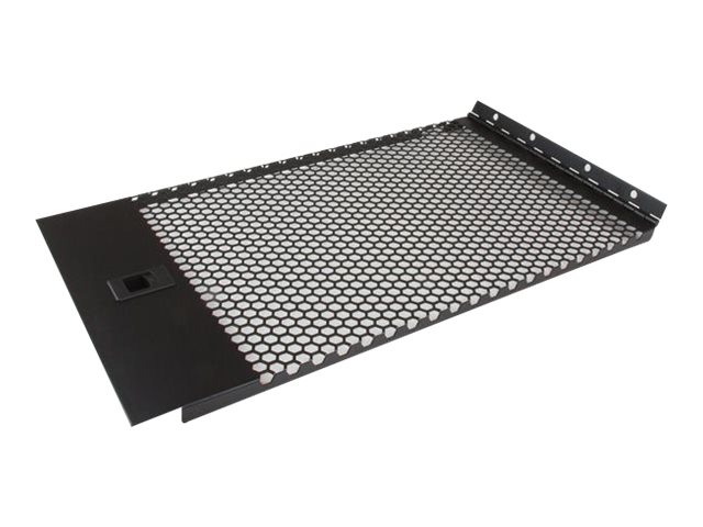 6U Vented Blank Panel with Hinge - Server Rack Filler Panel - Improve the organization appearance of your rack while maintaining easy access and airflow