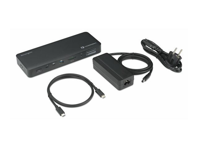 Kensington SD5920T EQ - Docking station - for laptop - USB4 / Thunderbolt 4 - 2 x HDMI, 3 x DP, 2 x Thunderbolt 4 - 1GbE, 2.5GbE - 149.1 Watt - Europe