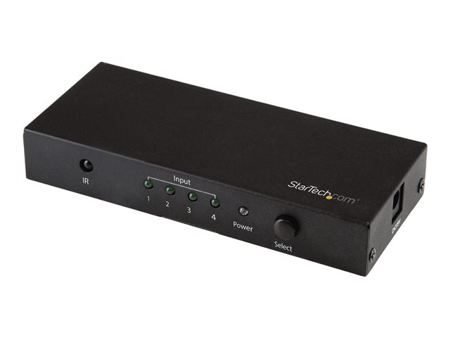 StarTech.com HDMI 2.0 Switch - 4 Port - 4K 60Hz - HDMI Automatic Video Switch Box - Multi Port Hub w/ 1 In 4 Out Functionality (VS421HD20) - Video/audio switch - 4 x HDMI - desktop - for P/N: SVA5H2NEUA