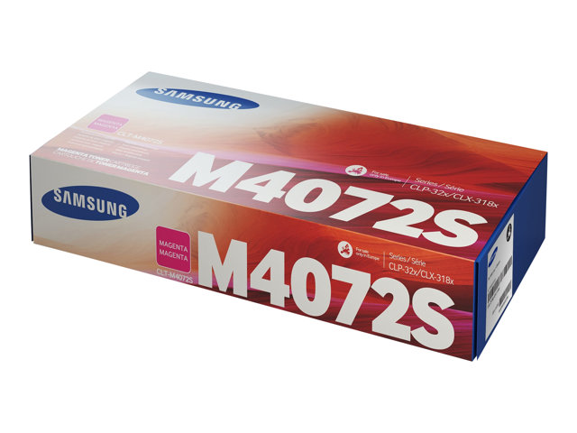 Samsung CLT-M4072S - Magenta - original - toner cartridge (SU262A) - for Samsung CLP-325, CLX-3180, CLX-3185, CLX-3186